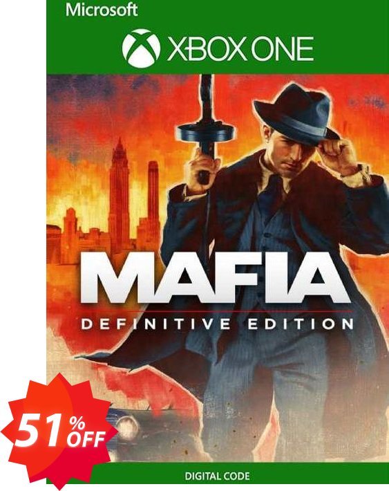 Mafia: Definitive Edition Xbox One Coupon code 51% discount 