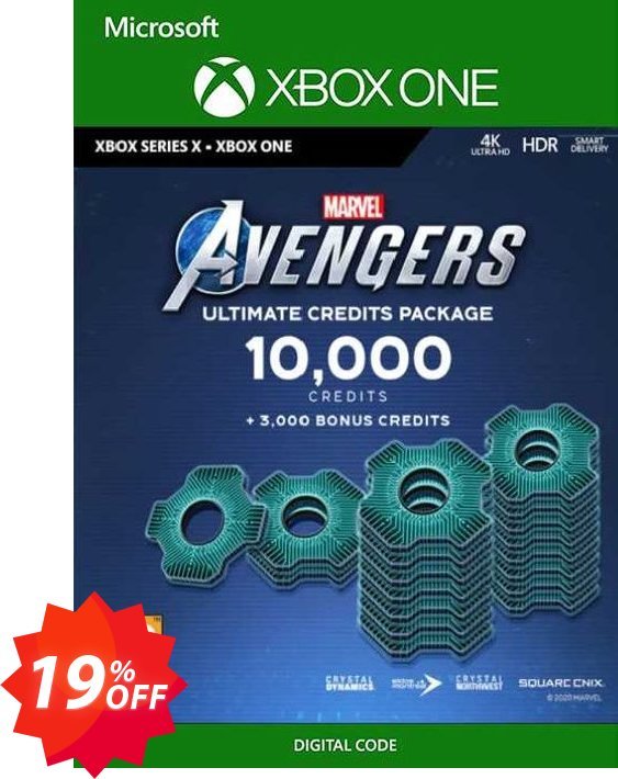 Marvel's Avengers: Ultimate Credits Package Xbox One Coupon code 19% discount 