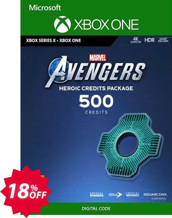Marvel's Avengers: Heroic Credits Package Xbox One Coupon code 18% discount 