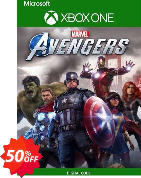 Marvel's Avengers Xbox One, UK  Coupon code 50% discount 