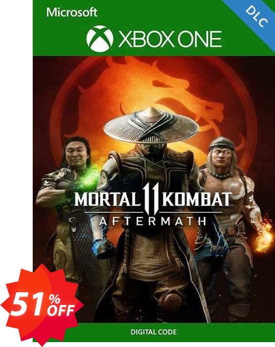 Mortal Kombat 11: Aftermath Xbox One, UK  Coupon code 51% discount 
