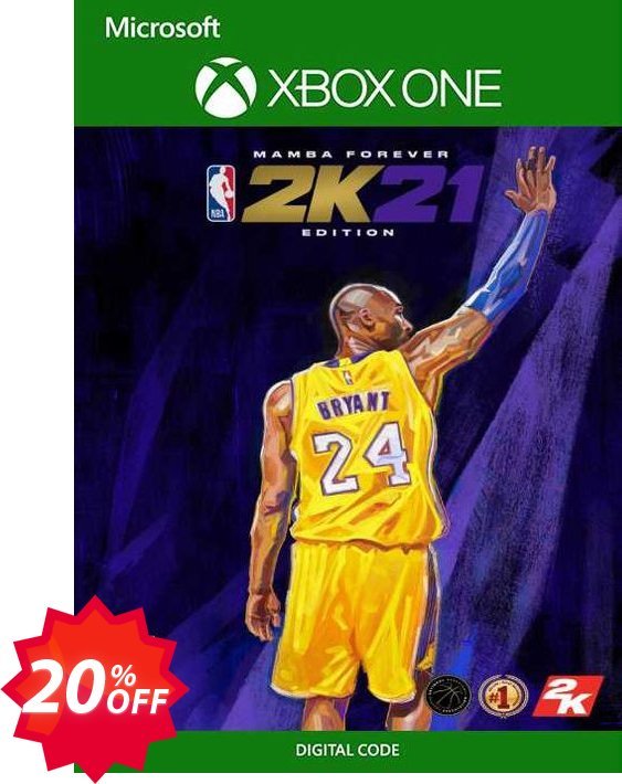NBA 2K21 Next Generation Mamba Forever Edition Xbox One, UK  Coupon code 20% discount 