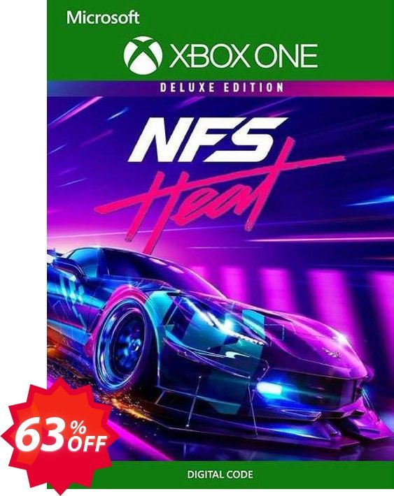 Need for Speed: Heat Deluxe Edition Xbox One, UK  Coupon code 63% discount 