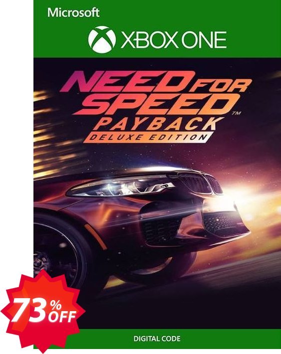 Need for Speed Payback - Deluxe Edition Xbox One, US  Coupon code 73% discount 