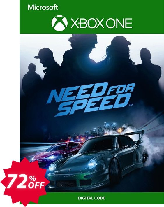 Need for Speed Xbox One, UK  Coupon code 72% discount 
