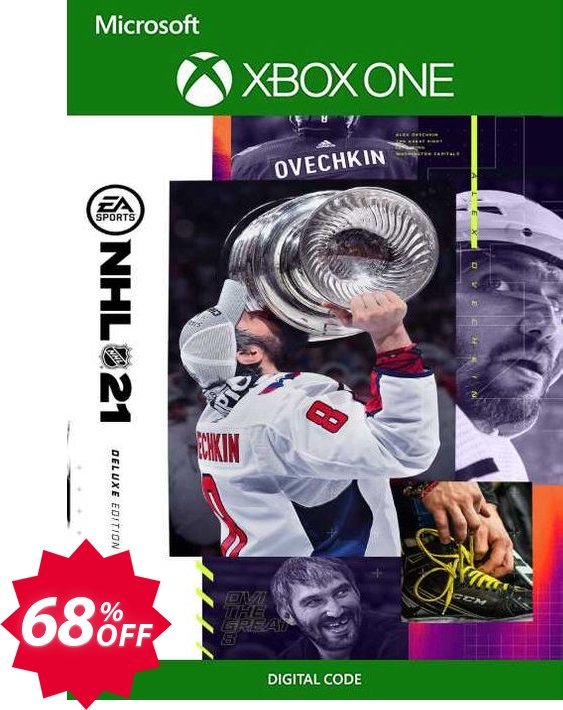 NHL 21 Deluxe Edition Xbox One, UK  Coupon code 68% discount 