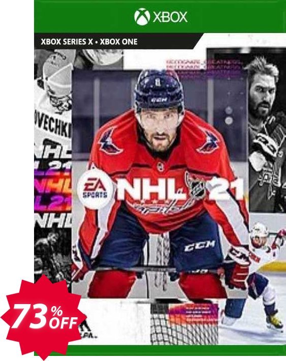 NHL 21 Standard Edition Xbox One Coupon code 73% discount 