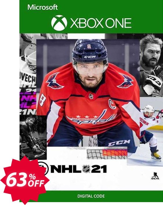 NHL 21 Standard Edition Xbox One, UK  Coupon code 63% discount 