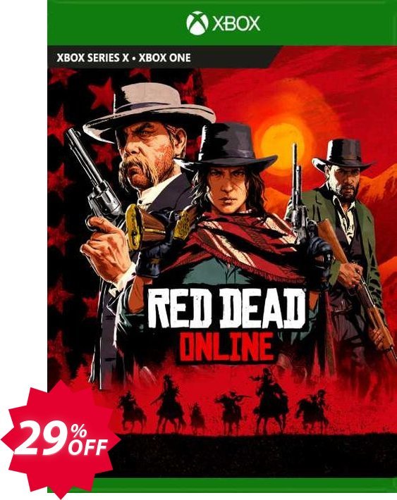 Red Dead Online Xbox One, UK  Coupon code 29% discount 