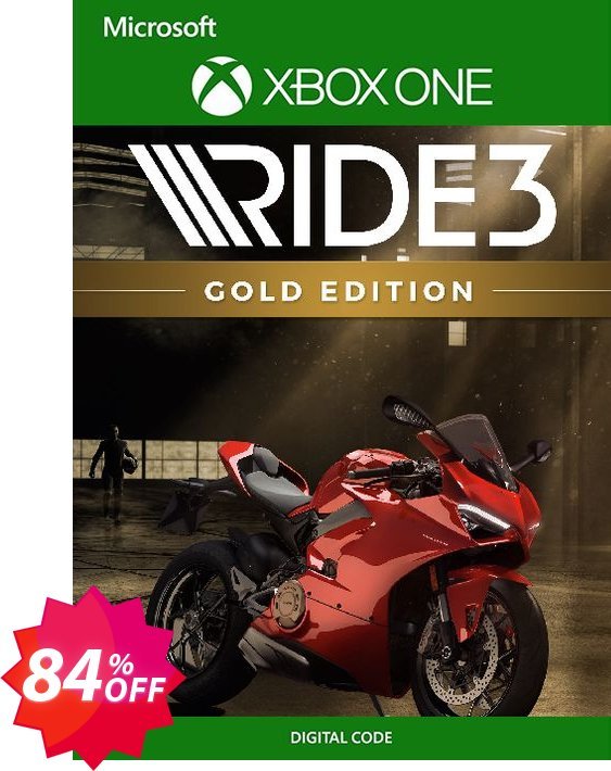 Ride 3 Gold Edition Xbox One, UK  Coupon code 84% discount 