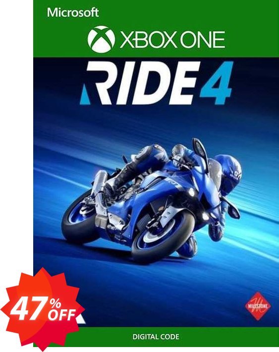 Ride 4 Xbox One, UK  Coupon code 47% discount 