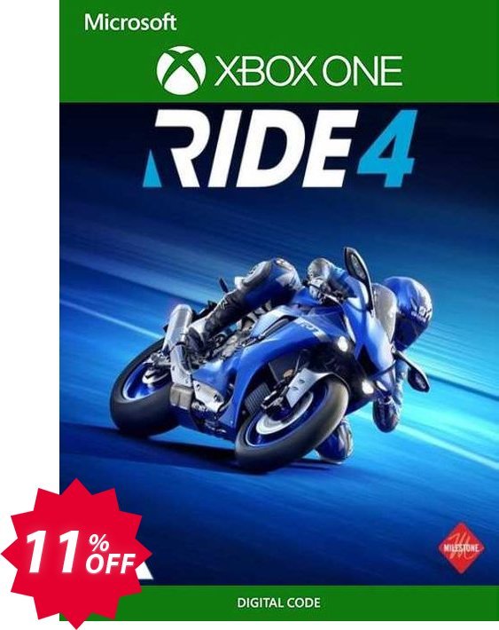 Ride 4 Xbox One, US  Coupon code 11% discount 