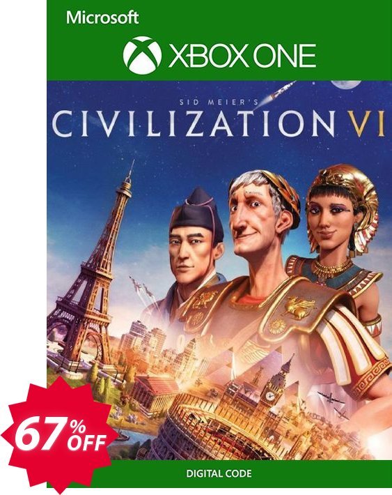 Sid Meier's Civilization VI 6 Xbox One, UK  Coupon code 67% discount 