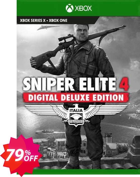 Sniper Elite 4 Digital Deluxe Edition Xbox One, UK  Coupon code 79% discount 