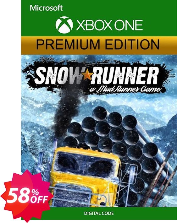 SnowRunner - Premium Edition Xbox One, US  Coupon code 58% discount 