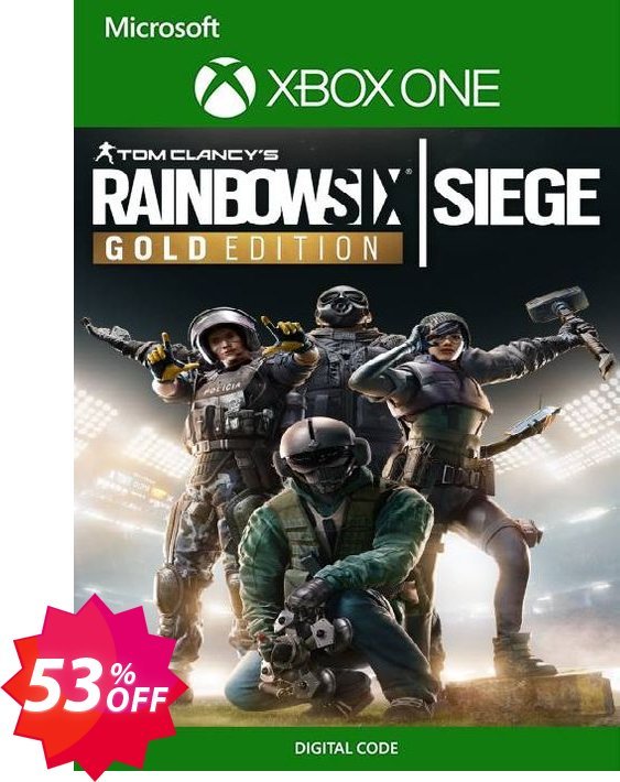 Tom Clancy's Rainbow Six Siege - Gold Edition Xbox One, WW  Coupon code 53% discount 