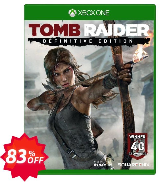 Tomb Raider Definitive Edition Xbox One, WW  Coupon code 83% discount 