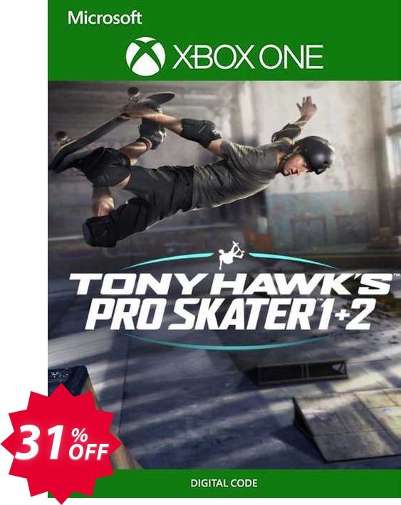 Tony Hawk's Pro Skater 1 + 2 Xbox One, UK  Coupon code 31% discount 