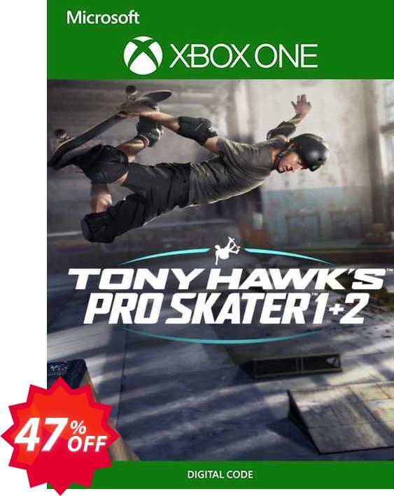 Tony Hawk's Pro Skater 1 + 2 Xbox One, US  Coupon code 47% discount 