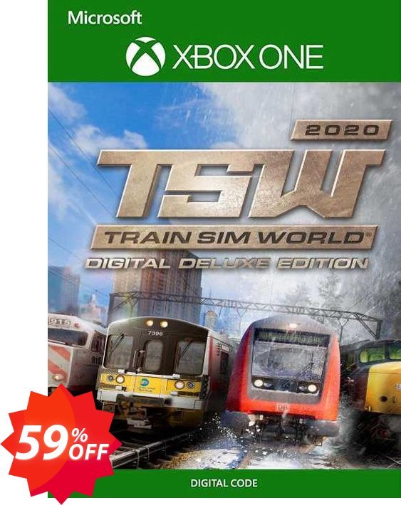 Train Sim World 2020 Deluxe Edition Xbox One, UK  Coupon code 59% discount 