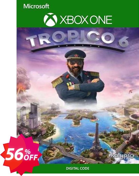Tropico 6 Xbox One, UK  Coupon code 56% discount 