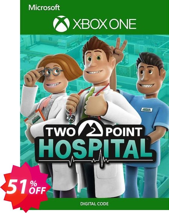 Two Point Hospital Xbox One, UK  Coupon code 51% discount 