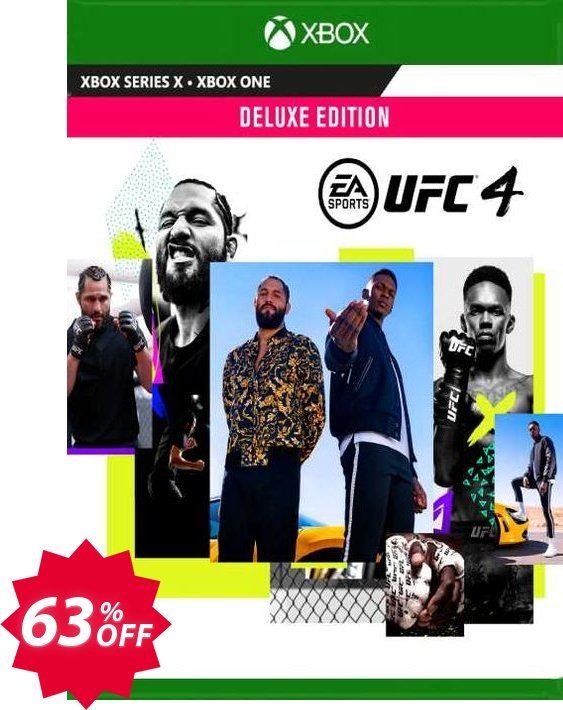 UFC 4 Deluxe Edition Xbox One, UK  Coupon code 63% discount 