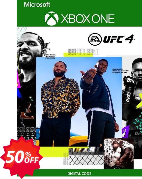 UFC 4 Standard Edition Xbox One, EU  Coupon code 50% discount 