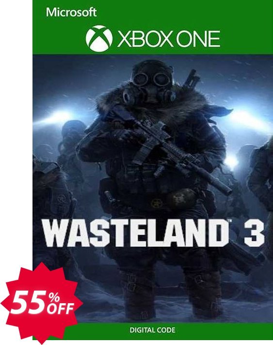 Wasteland 3 Xbox One, UK  Coupon code 55% discount 
