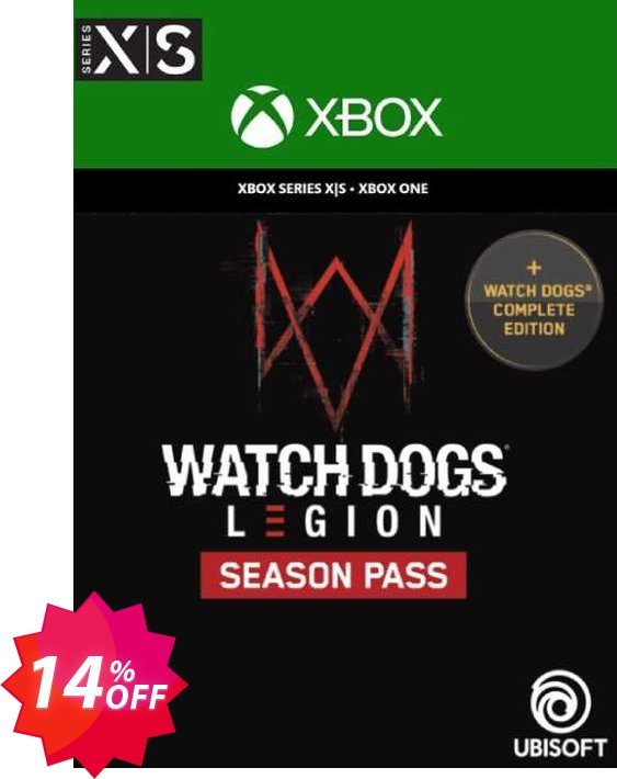 Watch Dogs: Legion Season Pass Xbox One/Xbox Series X|S Coupon code 14% discount 