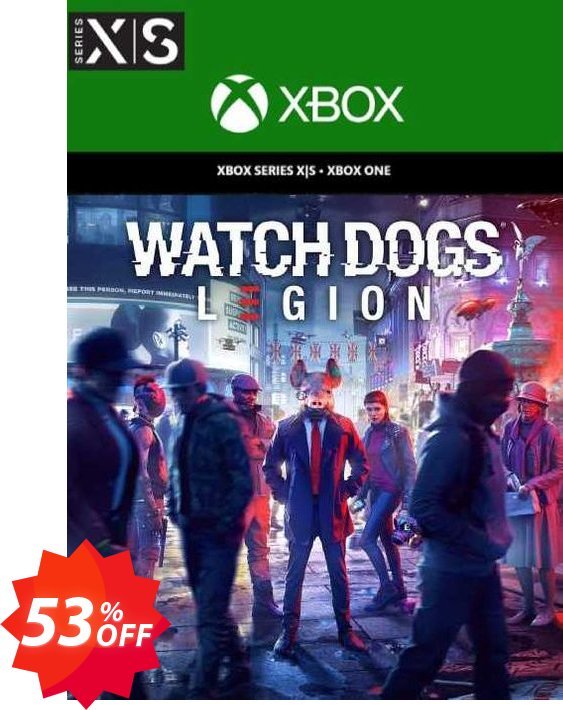 Watch Dogs: Legion Xbox One/Xbox Series X|S, UK  Coupon code 53% discount 