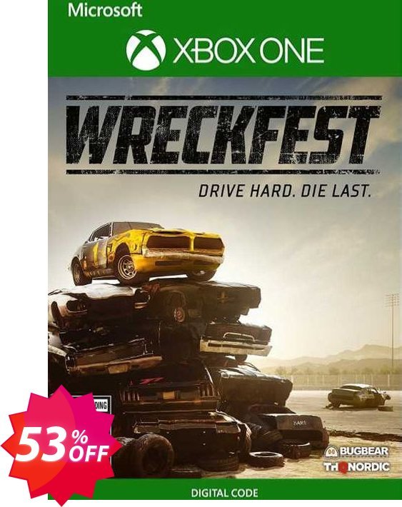 Wreckfest Xbox One, UK  Coupon code 53% discount 