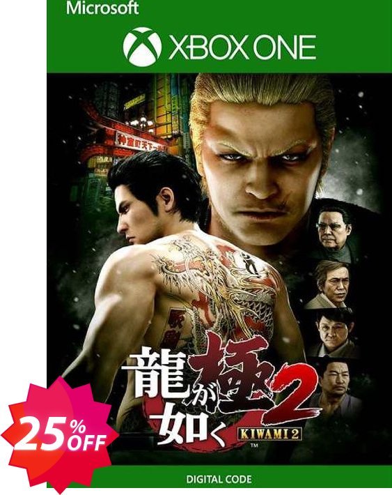 Yakuza Kiwami 2 Xbox One, UK  Coupon code 25% discount 
