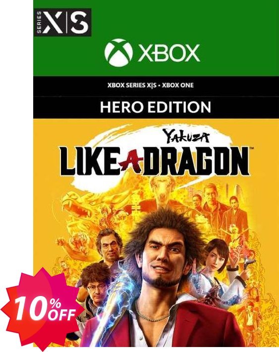Yakuza: Like a Dragon Hero Edition Xbox One/Xbox Series X|S, EU  Coupon code 10% discount 