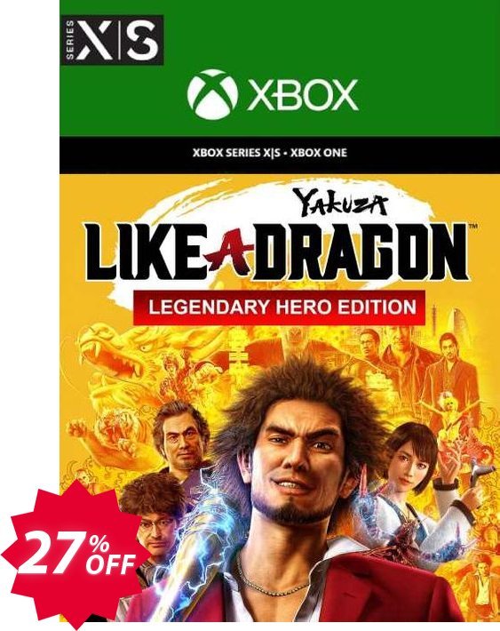 Yakuza: Like a Dragon Legendary Hero Edition  Xbox One/Xbox Series X|S, EU  Coupon code 27% discount 