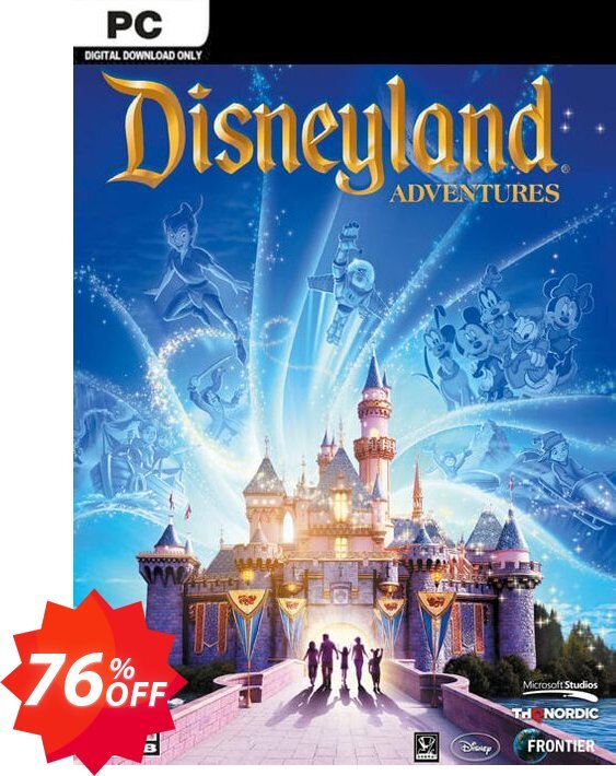 Disneyland Adventures PC Coupon code 76% discount 