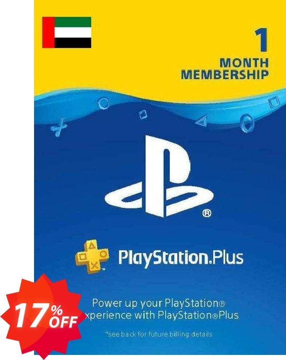 PS Plus - Monthly Subscription, UAE  Coupon code 17% discount 