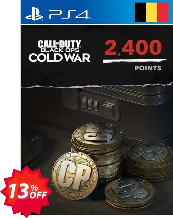Call of Duty: Black Ops Cold War - 2400 Points PS4/PS5, Belgium  Coupon code 13% discount 