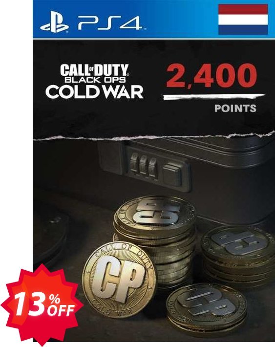 Call of Duty: Black Ops Cold War - 2400 Points PS4/PS5, Netherlands  Coupon code 13% discount 