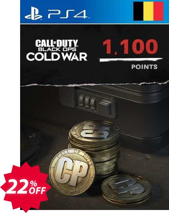 Call of Duty: Black Ops Cold War - 1100 Points PS4/PS5, Belgium  Coupon code 22% discount 