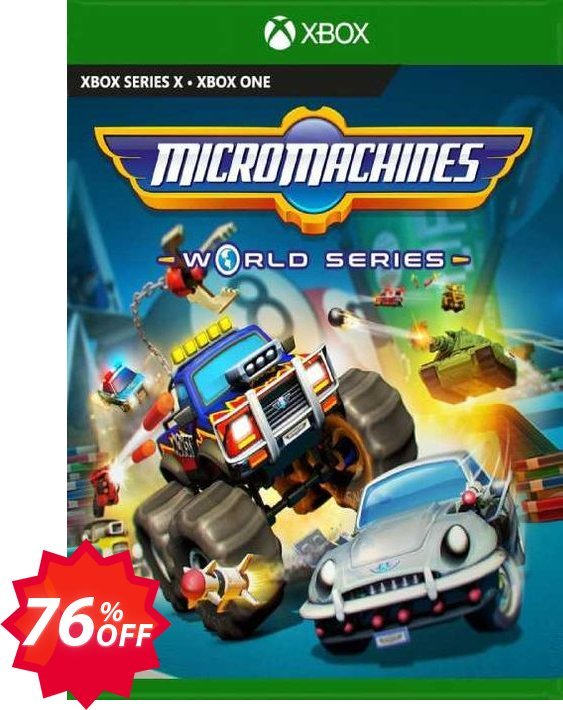 Micro MAChines World Series Xbox One, UK  Coupon code 76% discount 