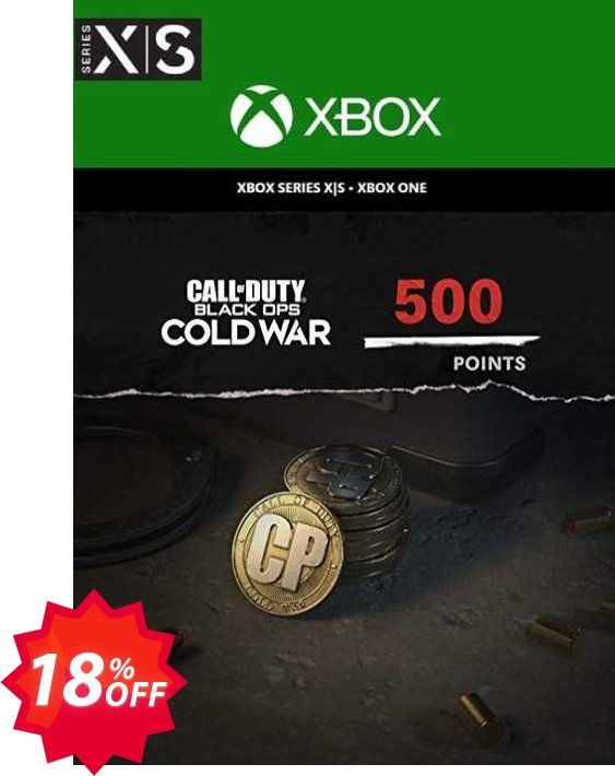 Call of Duty: Black Ops Cold War - 500 Points Xbox One/ Xbox Series X|S Coupon code 18% discount 