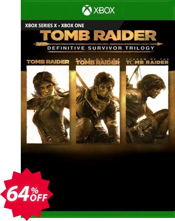 Tomb Raider Definitive Survivor Trilogy Xbox One, UK  Coupon code 64% discount 
