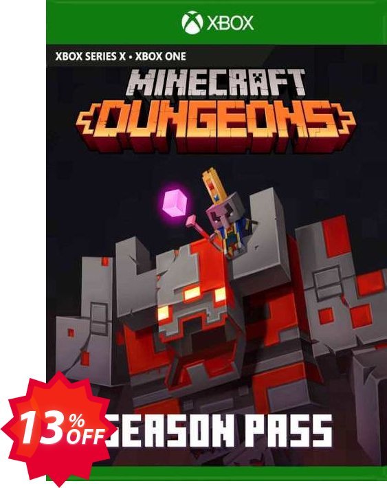 Minecraft Dungeons Season Pass Xbox One Coupon code 13% discount 