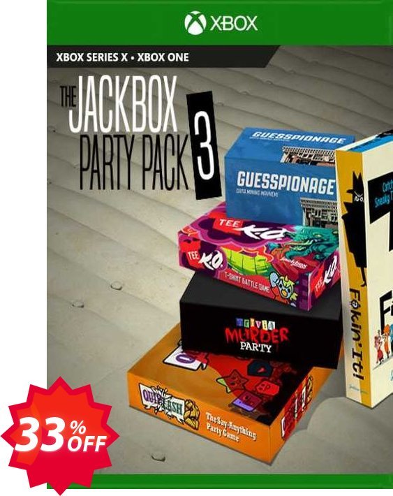 The Jackbox Party Pack 3 Xbox One, UK  Coupon code 33% discount 