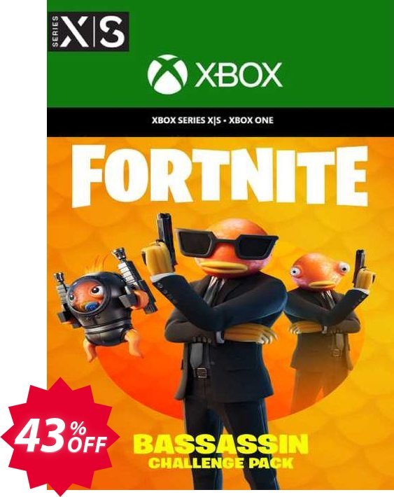 Fortnite - Bassassin Challenge Pack Xbox One, UK  Coupon code 43% discount 