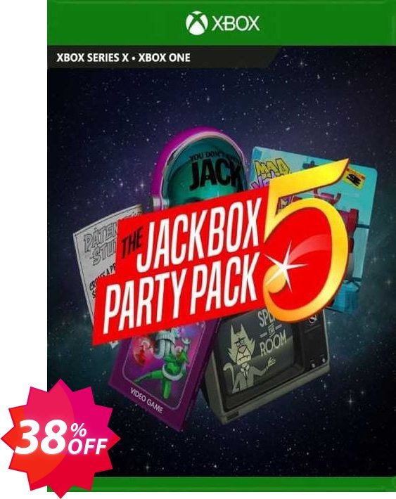 The Jackbox Party Pack 5 Xbox One, UK  Coupon code 38% discount 