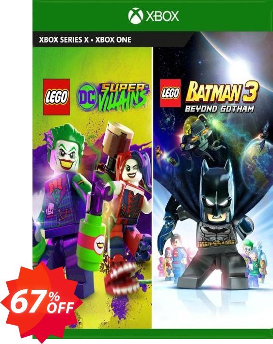 LEGO DC Heroes and Villains Bundle Xbox One, UK  Coupon code 67% discount 