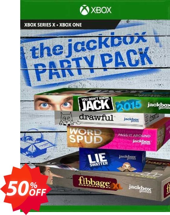 The Jackbox Party Pack Xbox One, UK  Coupon code 50% discount 