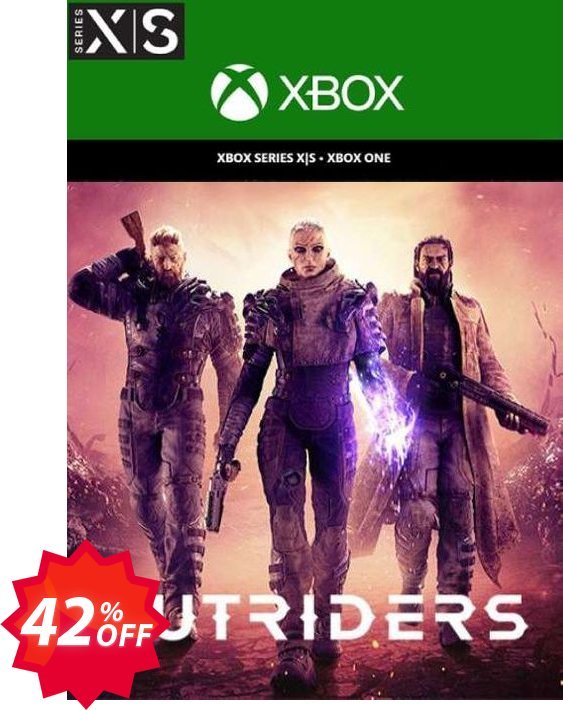 Outriders Xbox One/ Xbox Series X|S, UK  Coupon code 42% discount 